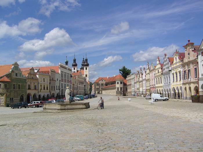 Városnézés Telč-ben